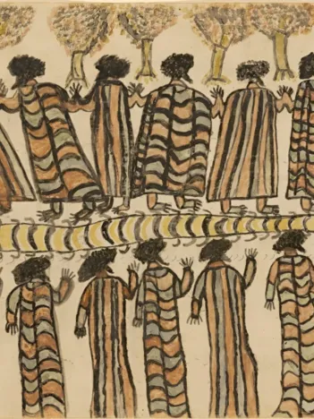 Produit William Barak : Figures in Possum Skin Cloaks, 1898 Image