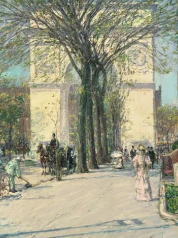 Produit Childe Hassam : Washington Arch, Spring, 1890 Image