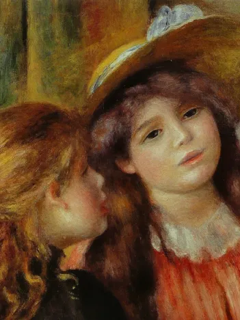 Produit Auguste Renoir : Portrait de deux Fillettes, 1880 Image