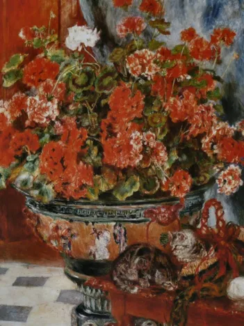 Produit Auguste Renoir : Fleurs et Chats, 1881 Image