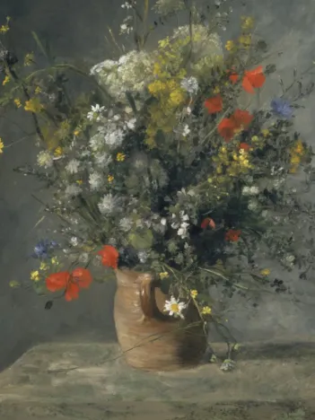 Produit Auguste Renoir : Fleurs dans un Vase, 1866 Image