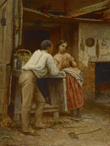 Produit Jonathan Eastman Johnson : Southern Courtship, 1859 Image