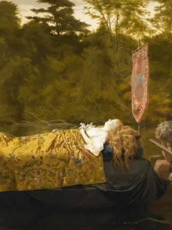 Produit Sophie Gengembre Anderson : Elaine, 1870 Image