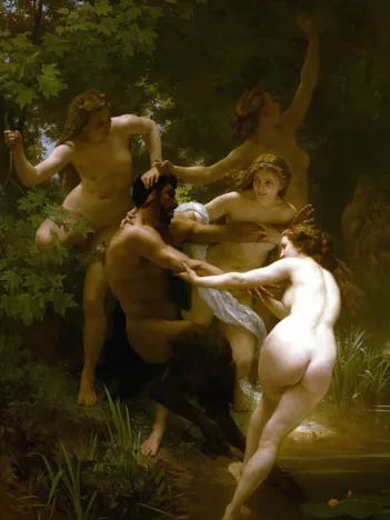 Produit William Bouguereau : Les Nymphes et le Satyre, 1873 Image