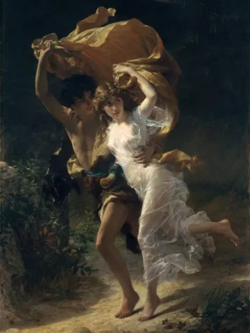 Produit Pierre-Auguste Cot : La Tempête, 1880 Image
