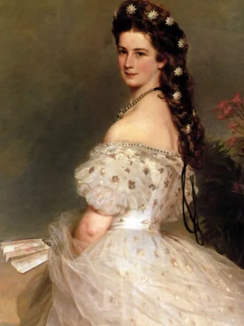 Produit Franz Xaver Winterhalter : L'impératrice Elisabeth d'Autriche, 1865 Image