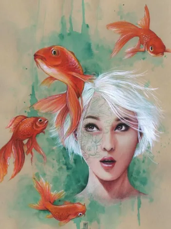 Produit Misstigri - La Demoiselle aux Poissons Image