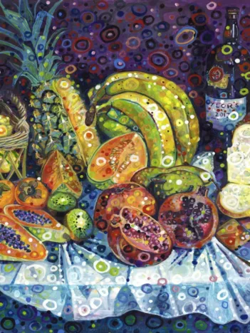 Produit Cheese, Wine and Fruit Image