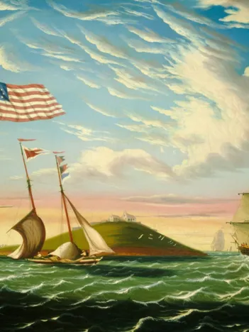 Produit Thomas Chambers : Le Port de Boston, XIXe Siècle Image