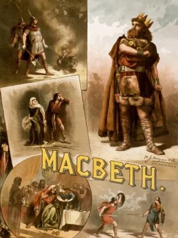 Produit Affiche pour une production Américaine de Macbeth, avec Thomas W. Keene, 1884 Image