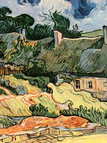 Produit Vincent Van Gogh - Les Chaumes de Cordeville, 1890 Image