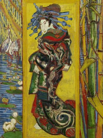 Produit Vincent Van Gogh - Courtesan: after Eisen, 1887 Image
