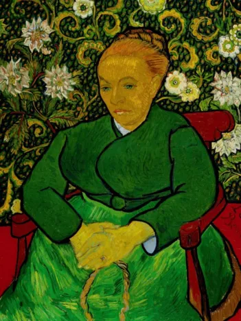 Produit Vincent Van Gogh - La Berceuse (portrait of Madame Roulin), 1888 Image