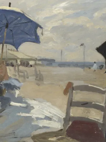 Produit Claude Monet - The Beach at Trouville, 1870 Image
