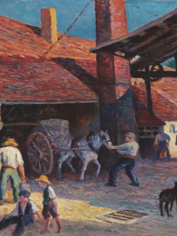 Produit Maximilien Luce - La Briqueterie, 1908 Image