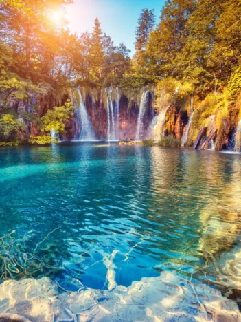 Produit Parc National des Lacs de Plitvice, Croatie Image