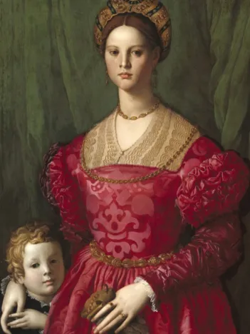 Produit Agnolo Bronzino : Jeune Femme et Son Petit Garçon, 1540 Image