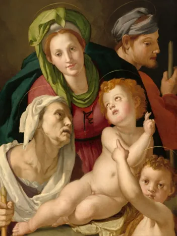Produit Agnolo Bronzino : La Sainte Famille, 1527/1528 Image