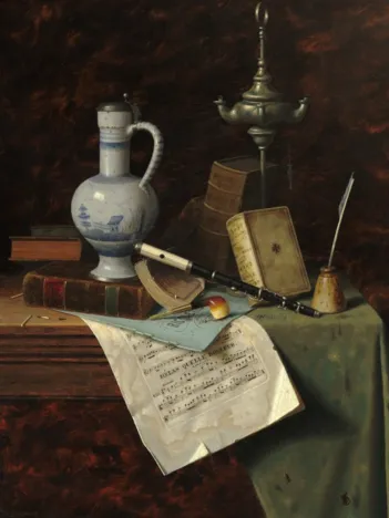 Produit William Michael Harnett : Mes Trésors, 1888 Image