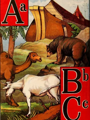 Produit McLoughlin Bros : L'Alphabet de l'Arche de Noé , 1868 - ABC Image