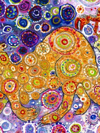 Produit Sally Rich - Otters Catch Image