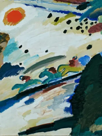 Produit Wassily Kandinsky - Romantic Landscape, 1911 Image