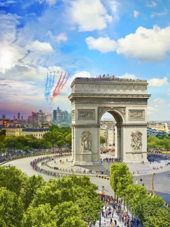 Produit Tour de France, Paris, Day to Night TM Image