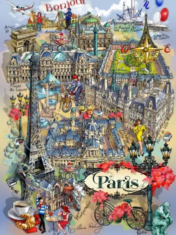 Produit Paris Collage Image