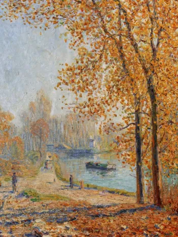 Produit Francis Picabia - Les Bords du Loing, Effet d'Automne le Matin à Moret, 1904 Image