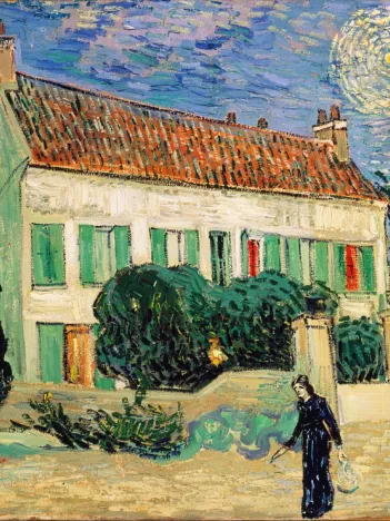 Produit Vincent Van Gogh - La Maison Blanche, la Nuit, 1890 Image