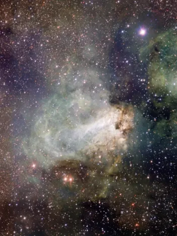 Produit Formation Stellaire de la Région Messier 17 - VST/ESO Image
