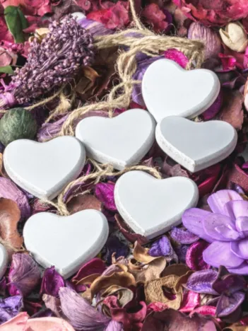 Produit Love - White Hearts Image