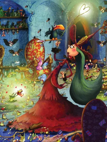 Produit François Ruyer - La Sorcière à la Baguette Magique Image