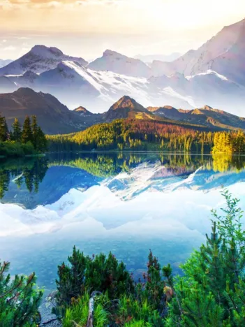 Produit La Montagne derrière le Lac Image