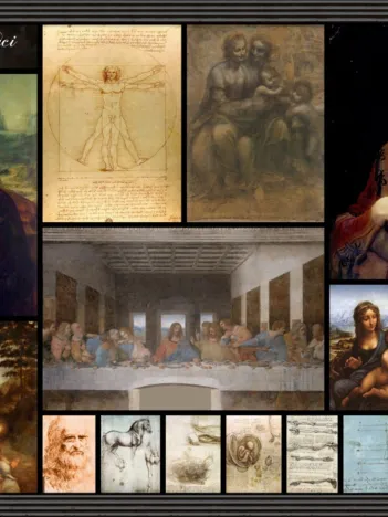 Produit Léonard de Vinci - Collage Image