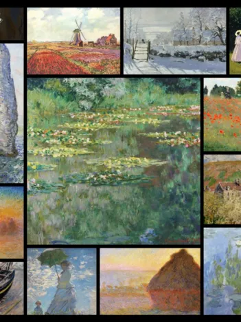 Produit Claude Monet - Collage Image