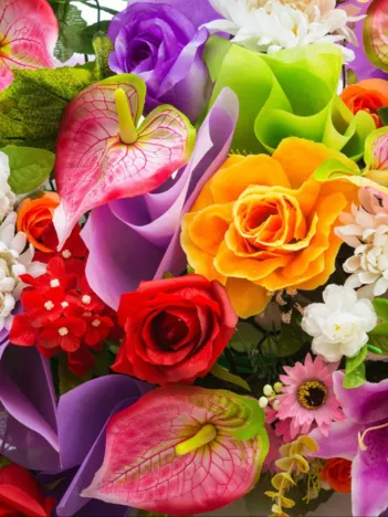 Produit Bouquet de Fleurs Artificielles Image