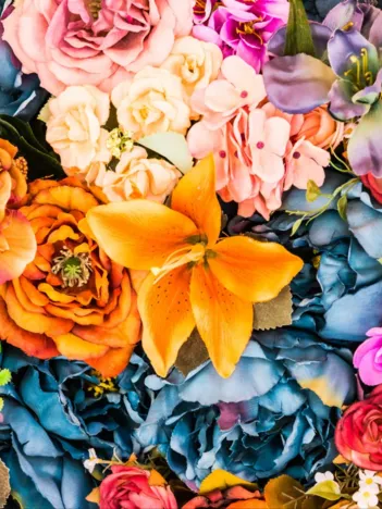 Produit Bouquet Vintage de Fleurs Artificielles Image