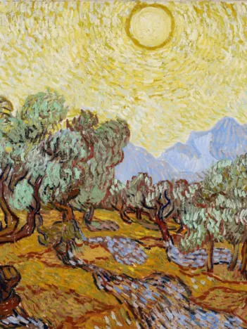 Produit Vincent Van Gogh - Les Oliviers, 1889 Image