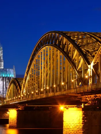 Produit Cathédrale et Pont Hohenzollern de Cologne Image