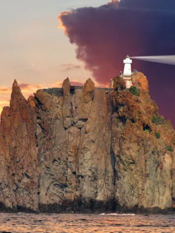 Produit Phare du Stromboli, Italy Image