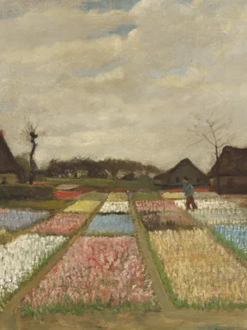 Produit Vincent Van Gogh - Flower Beds in Holland, 1883 Image