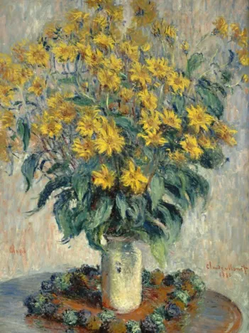 Produit Claude Monet - Jérusalem Fleurs d'artichaut, 1880 Image