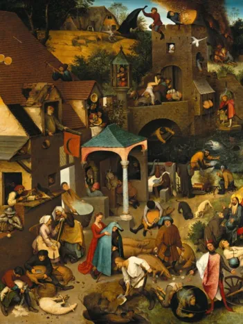 Produit Brueghel Pieter : Proverbes Flamands, 1559 Image