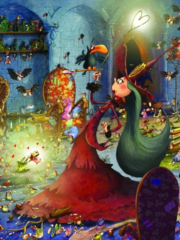 Produit François Ruyer - La Sorcière à la Baguette Magique Image