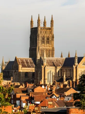 Produit Worcester Cathedral viewed from Fort Royal Park Image