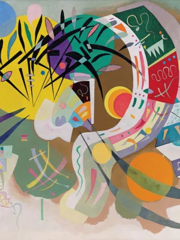 Produit Vassily Kandinsky - Dominant Curve, 1936 Image