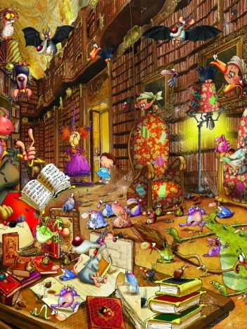 Produit François Ruyer - Sorcière à la Bibliothèque Image