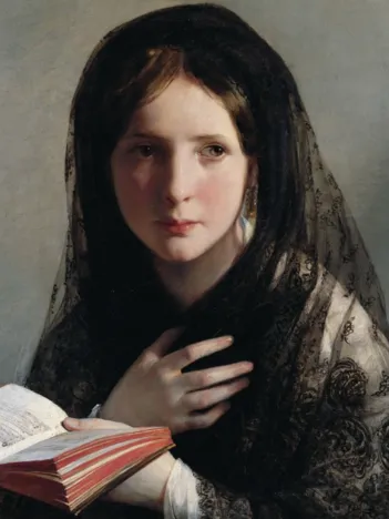 Produit Friedrich von Amerling : Perdue dans les Rêves, 1835 Image