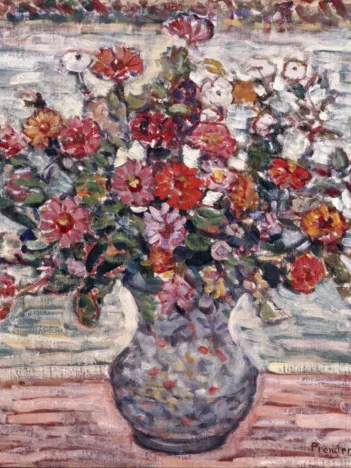 Produit Maurice Prendergast : Fleurs dans un Vase , 1910 - 1913 Image